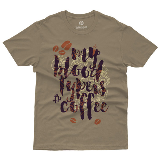 My Blood Type Is Coffee (Κοντομάνικο Ανδρικό / Unisex)