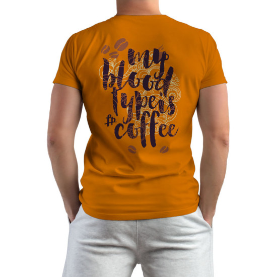 My Blood Type Is Coffee (Κοντομάνικο Ανδρικό / Unisex)