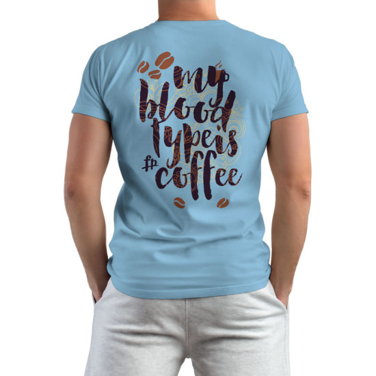 My Blood Type Is Coffee (Κοντομάνικο Ανδρικό / Unisex)