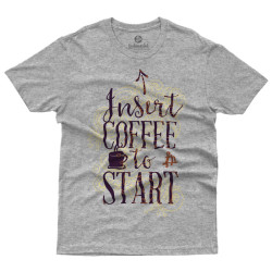 Insert Coffee To Start (Κοντομάνικο Ανδρικό / Unisex) Insert Coffee To Start (Κοντομάνικο Ανδρικό / Unisex)