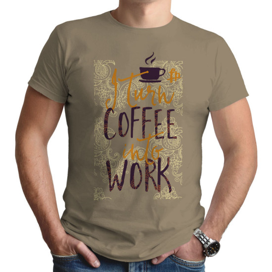 Coffee Work  (Κοντομάνικο Ανδρικό / Unisex)