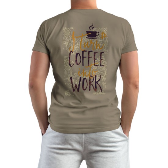 Coffee Work  (Κοντομάνικο Ανδρικό / Unisex)