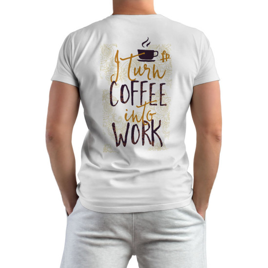 Coffee Work  (Κοντομάνικο Ανδρικό / Unisex)