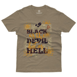 Black As The Devil Hot As Hell (Κοντομάνικο Ανδρικό / Unisex) Black As The Devil Hot As Hell (Κοντομάνικο Ανδρικό / Unisex)