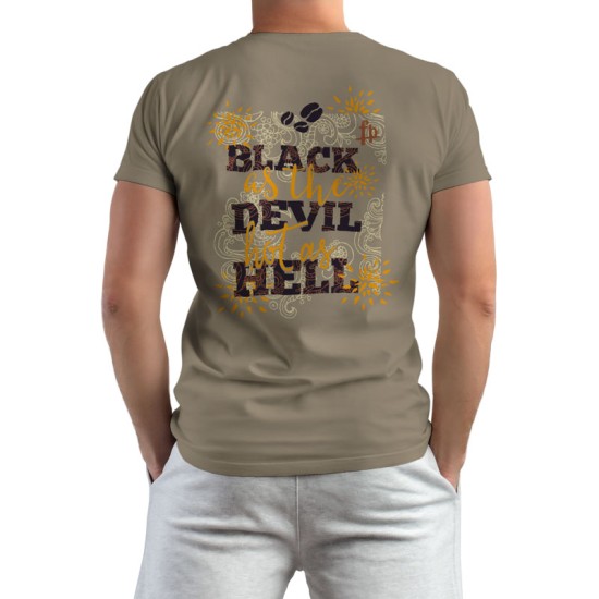 Black As The Devil Hot As Hell  (Κοντομάνικο Ανδρικό / Unisex)