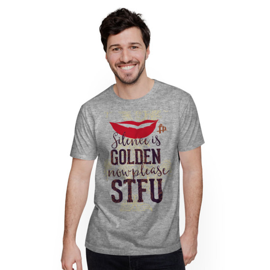 Silence is Golden (Κοντομάνικο Ανδρικό / Unisex)