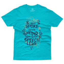 If You Spoke Your Mind You'd Be Speechless (Κοντομάνικο Ανδρικό / Unisex) If You Spoke Your Mind You'd Be Speechless (Κοντομάνικο Ανδρικό / Unisex)