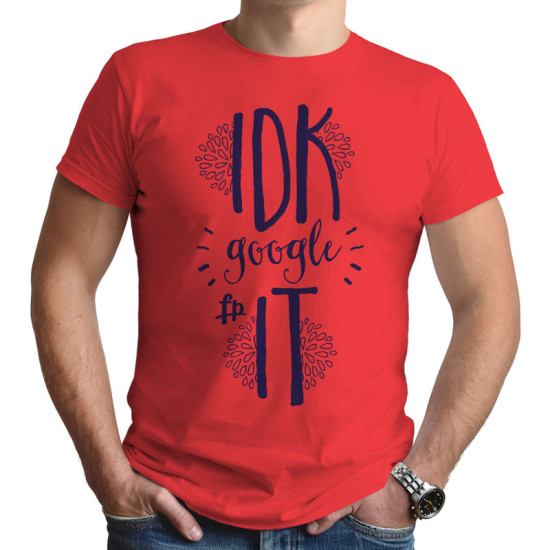 IDK Google IT (Κοντομάνικο Ανδρικό / Unisex)