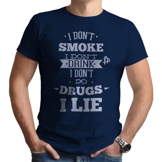I Don't Drink I Lie (Κοντομάνικο Ανδρικό / Unisex)
