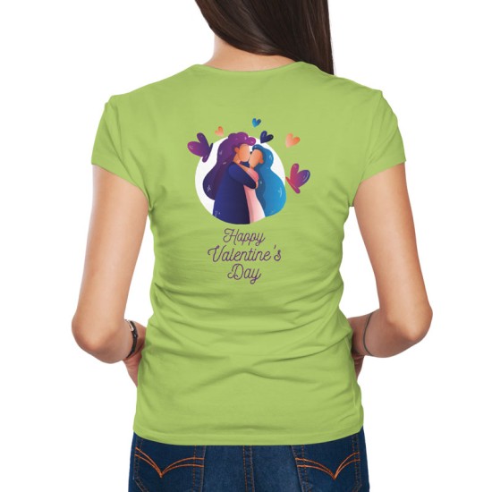 Same Sex Happy Valentines Day (Κοντομάνικο Γυναικείο)