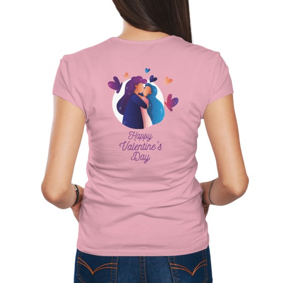 Same Sex Happy Valentines Day (Κοντομάνικο Γυναικείο)