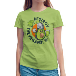 Destroy The Vegans (Κοντομάνικο Γυναικείο) Destroy The Vegans (Κοντομάνικο Γυναικείο)