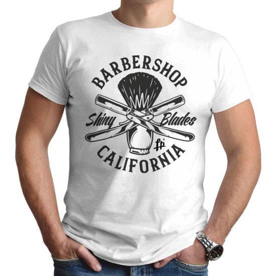 Barbershop California V2 (Κοντομάνικο Ανδρικό / Unisex)