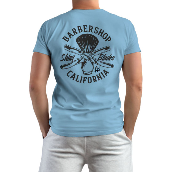 Barbershop California V2 (Κοντομάνικο Ανδρικό / Unisex)