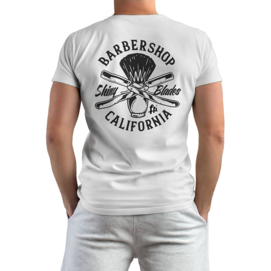 Barbershop California V2 (Κοντομάνικο Ανδρικό / Unisex)