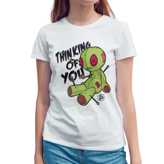 Thinking Of You Anti Valentine T-Shirt (Κοντομάνικο Γυναικείο)