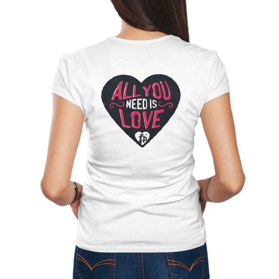 All You Need Is Love - Valentine T-Shirt (Κοντομάνικο Γυναικείο)