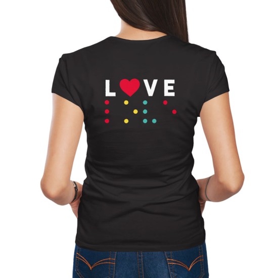 Love Braille (Κοντομάνικο Γυναικείο) Love Braille (Κοντομάνικο Γυναικείο)
