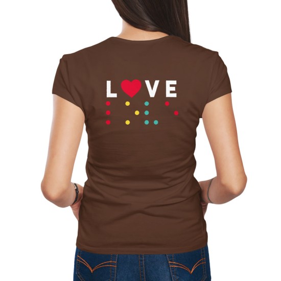 Love Braille (Κοντομάνικο Γυναικείο) Love Braille (Κοντομάνικο Γυναικείο)