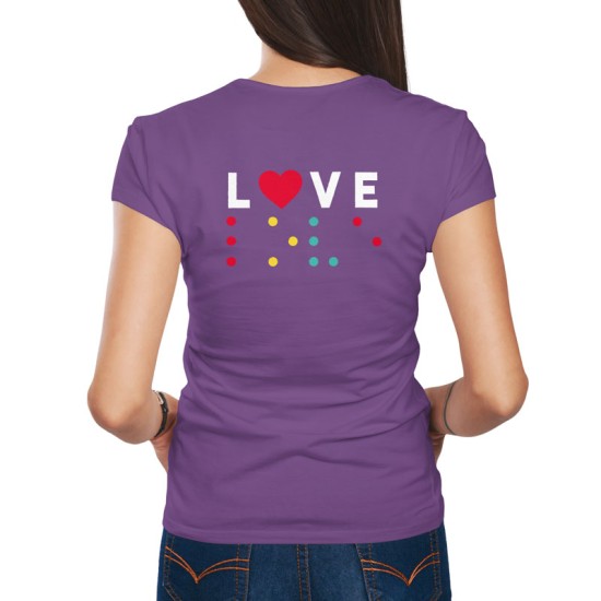 Love Braille (Κοντομάνικο Γυναικείο) Love Braille (Κοντομάνικο Γυναικείο)