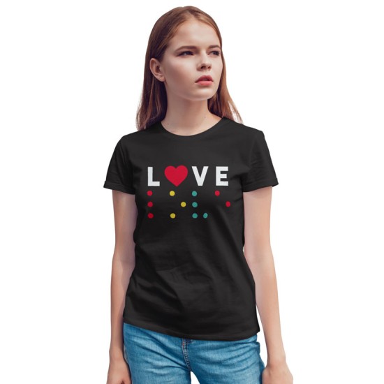 Love Braille (Κοντομάνικο Γυναικείο) Love Braille (Κοντομάνικο Γυναικείο)