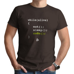 Eat Sleep Code (Κοντομάνικο Ανδρικό / Unisex)