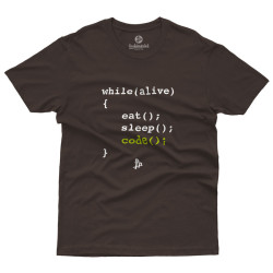 Eat Sleep Code (Κοντομάνικο Ανδρικό / Unisex)