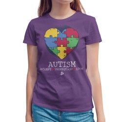 Autism Accept Understand Love (Κοντομάνικο Γυναικείο)
