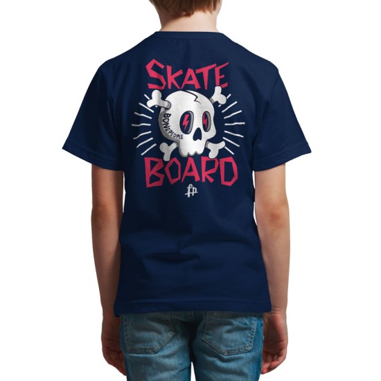 Skateboard Bone Peoiple Cartoon (Κοντομάνικο Παιδικό)