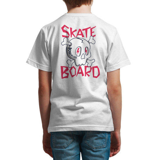 Skateboard Bone Peoiple Cartoon (Κοντομάνικο Παιδικό)