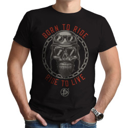 Born To Ride - Ride To Live  (Κοντομάνικο Ανδρικό / Unisex)