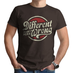 Different doesnt mean wrong (Κοντομάνικο Ανδρικό / Unisex)