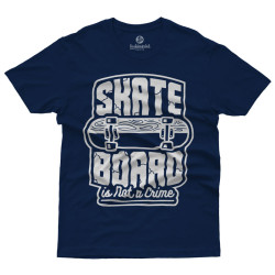 Scateboard is not a crime (Κοντομάνικο Ανδρικό / Unisex) Scateboard is not a crime (Κοντομάνικο Ανδρικό / Unisex)