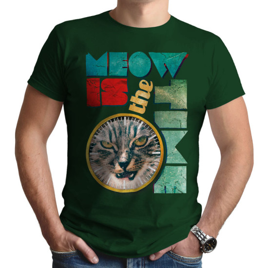 meow is the time - Vlad Isac (Κοντομάνικο Ανδρικό / Unisex)