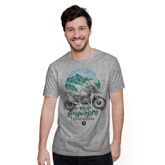 I can go anywhere - GS Adventure  (Κοντομάνικο Ανδρικό / Unisex)