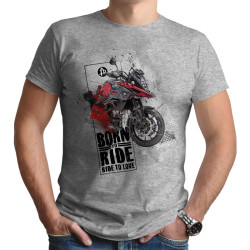 BORN TO RIDE V-STROME - LC  (Κοντομάνικο Ανδρικό / Unisex)