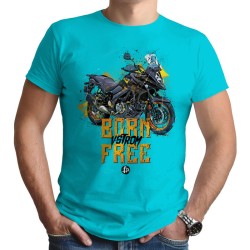 BORN FREE - V-STROM - LC  (Κοντομάνικο Ανδρικό / Unisex)