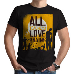 All Teachers Love Brains (Κοντομάνικο Ανδρικό / Unisex) All Teachers Love Brains (Κοντομάνικο Ανδρικό / Unisex)