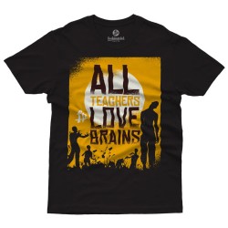 All Teachers Love Brains (Κοντομάνικο Ανδρικό / Unisex) All Teachers Love Brains (Κοντομάνικο Ανδρικό / Unisex)