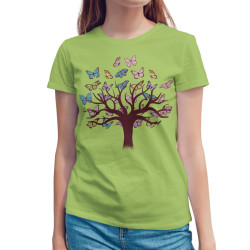 Butterflies tree (Κοντομάνικο Γυναικείο) Butterflies tree (Κοντομάνικο Γυναικείο)