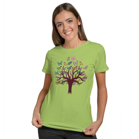 Butterflies tree (Κοντομάνικο Γυναικείο)