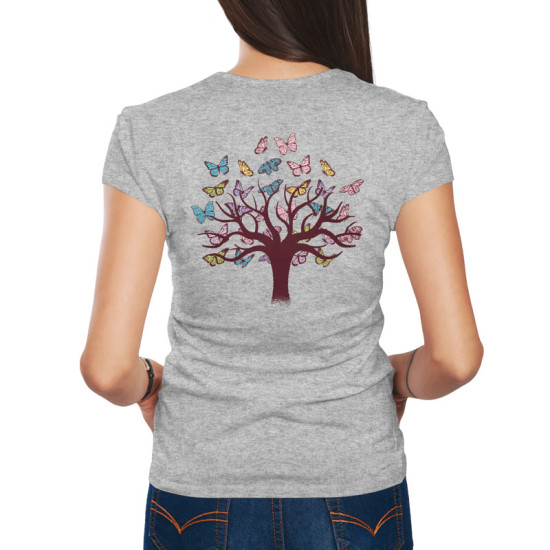 Butterflies tree (Κοντομάνικο Γυναικείο)