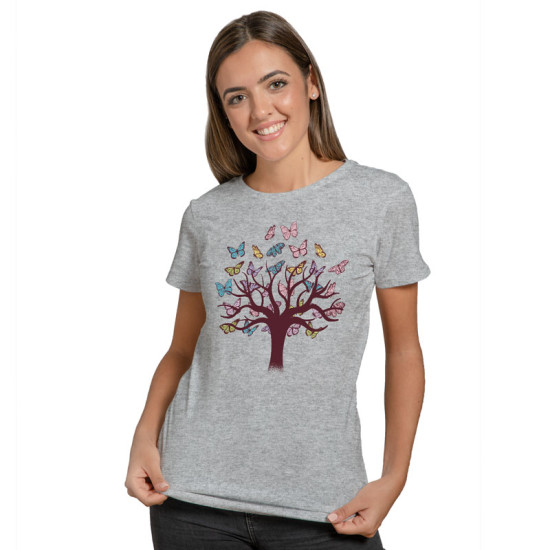 Butterflies tree (Κοντομάνικο Γυναικείο)