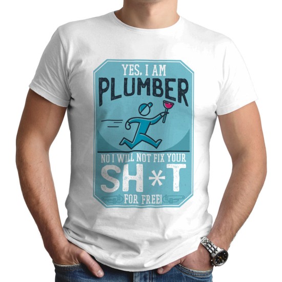 funny plumber (Κοντομάνικο Ανδρικό / Unisex)