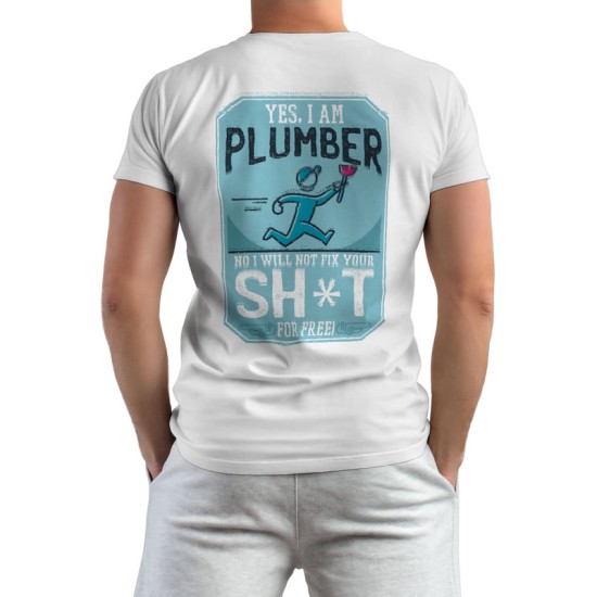 funny plumber (Κοντομάνικο Ανδρικό / Unisex)
