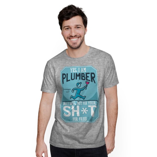 funny plumber (Κοντομάνικο Ανδρικό / Unisex)