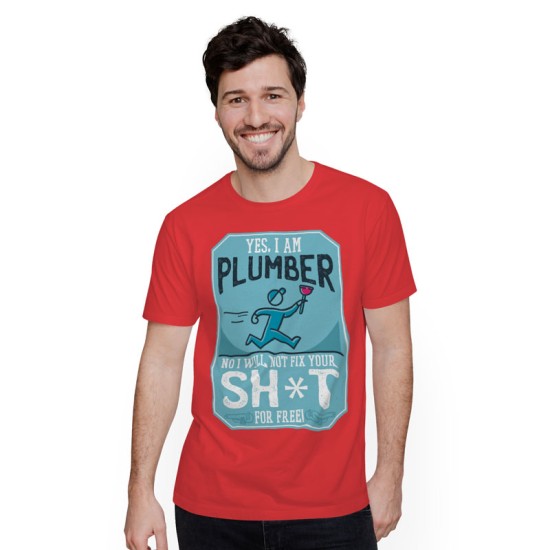 funny plumber (Κοντομάνικο Ανδρικό / Unisex)