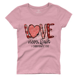 Love never fails (Κοντομάνικο Γυναικείο) Love never fails (Κοντομάνικο Γυναικείο)