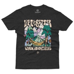 Life is better when I'm camping (Κοντομάνικο Ανδρικό Fit) Life is better when I'm camping (Κοντομάνικο Ανδρικό Fit)