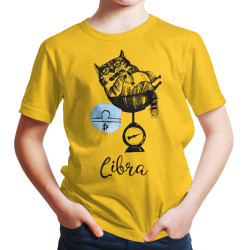 Αστείες Γάτες Ζώδια - Ζυγός (Κοντομάνικο Παιδικό)